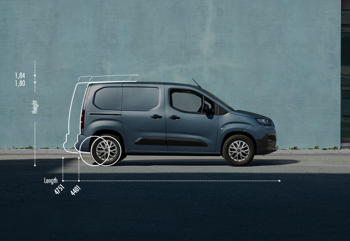 Габариты Fiat Doblo