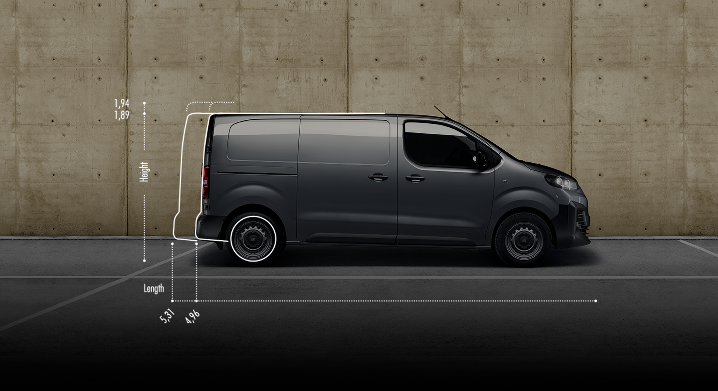 Габариты Fiat Scudo